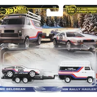 Hot Wheels Premium Team Transport Mix 2 DeLorean DMC12
