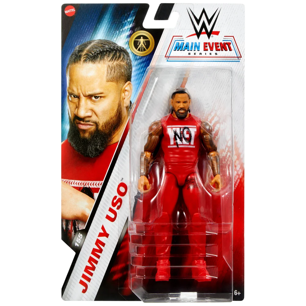 WWE Main Event Series 155 Jimmy Uso Action Figure (6"") Image 1