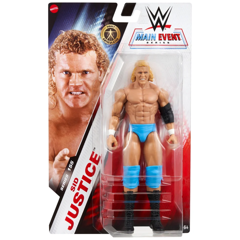 WWE Main Event Series 155 Sid Justice Action Figure (6"") Image 1