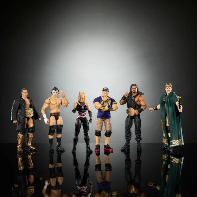 WWE Elite Greatest Hits Wave 1 Complete 6-Pack Action Figure Bundle (6")