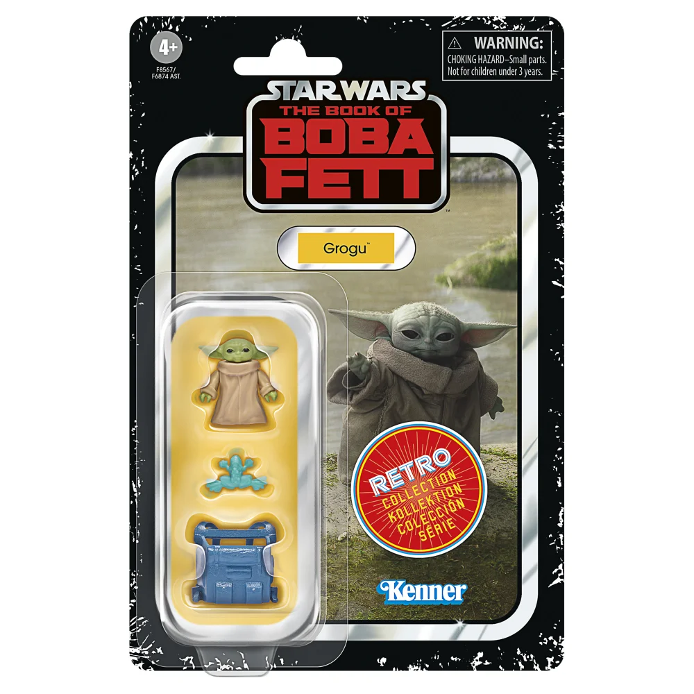 Star Wars the Book of Boba Fett Retro Collection Grogu Action Figure Image 1