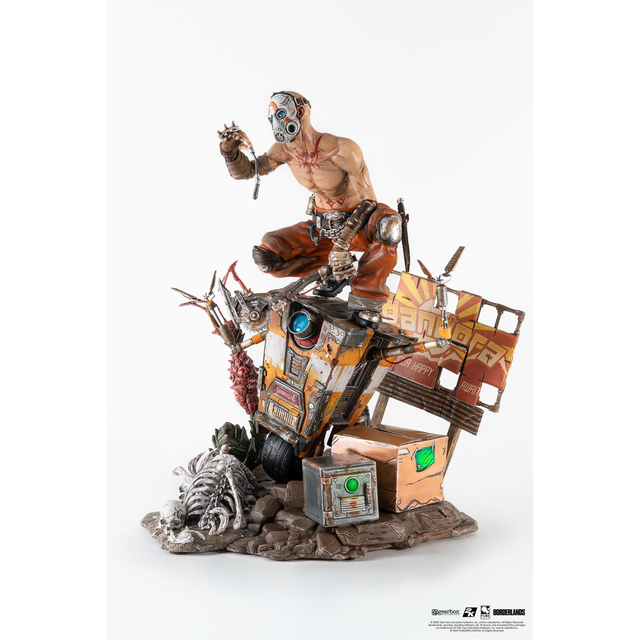 PureArts Borderlands 3 : Psycho & Claptrap 1/6 Scale Diorama