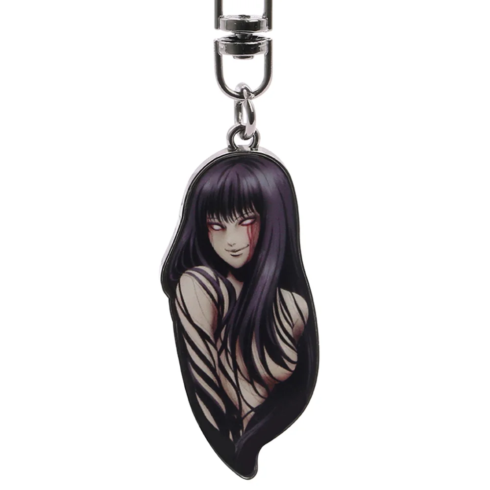Junji Ito Tomie Metal Keychain Image 1