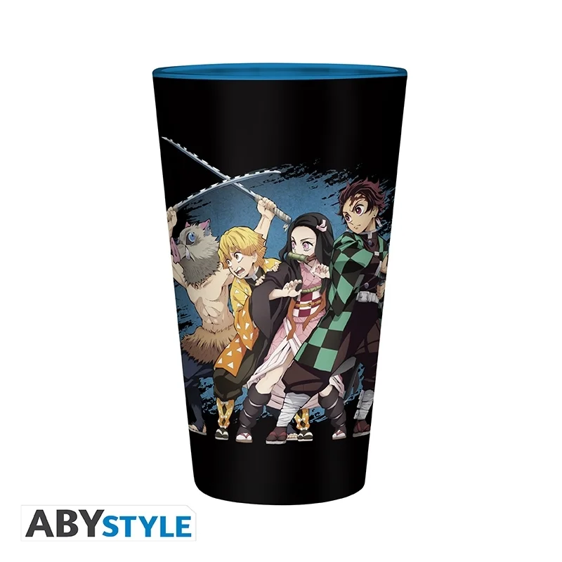 Demon Slayer Group 400ml Glass Image 1