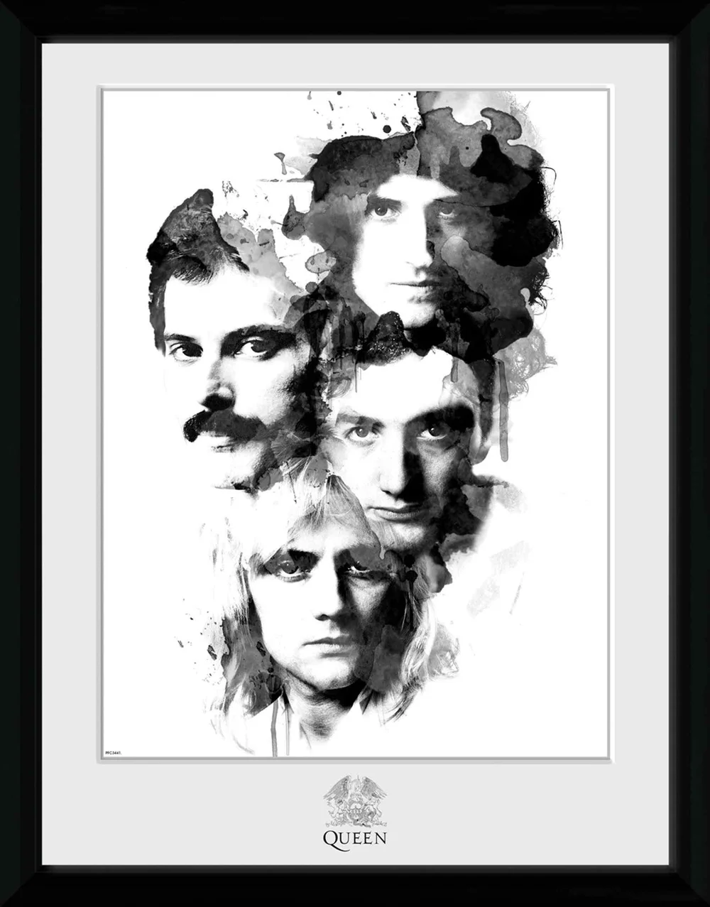 Queen Faces 30 x 40cm Framed Collector Print Image 1