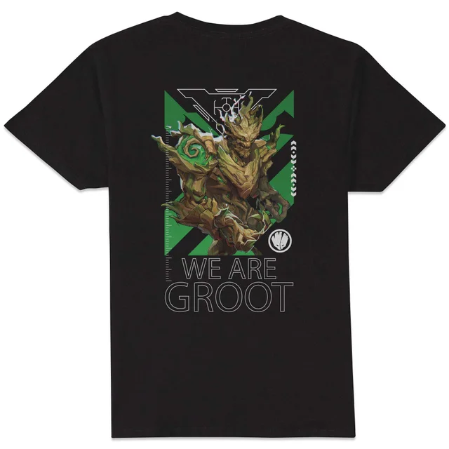 Marvel Rivals Groot-Front Unisex T-Shirt - Black