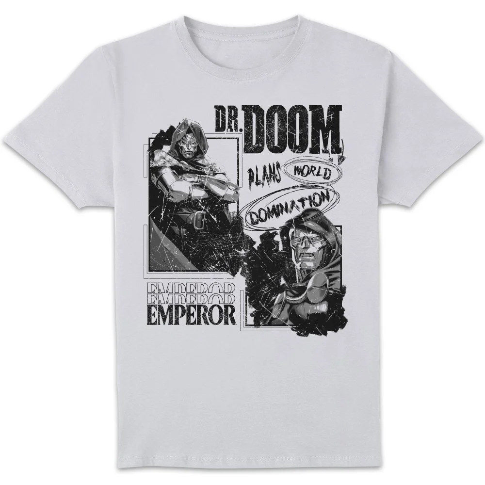 Marvel World Domination Unisex T-Shirt - White - S Image 1