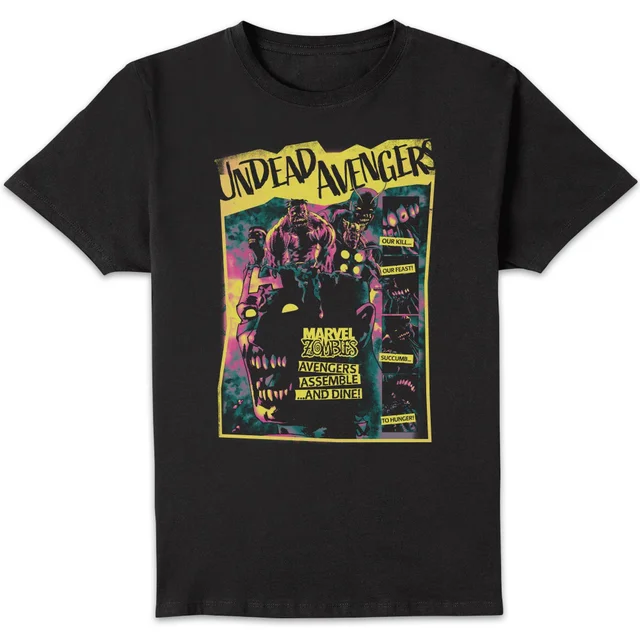 Marvel Undead Avengers Unisex T-Shirt - Black