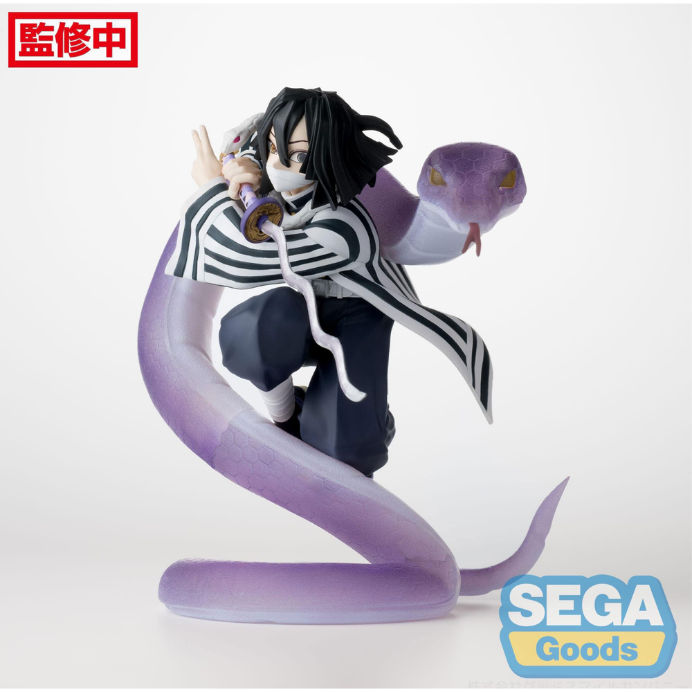 Demon Slayer: Kimetsu no Yaiba Xross Link Anime PVC Statue Obanai Iguro Hashira Training Arc 14 cm Image 1