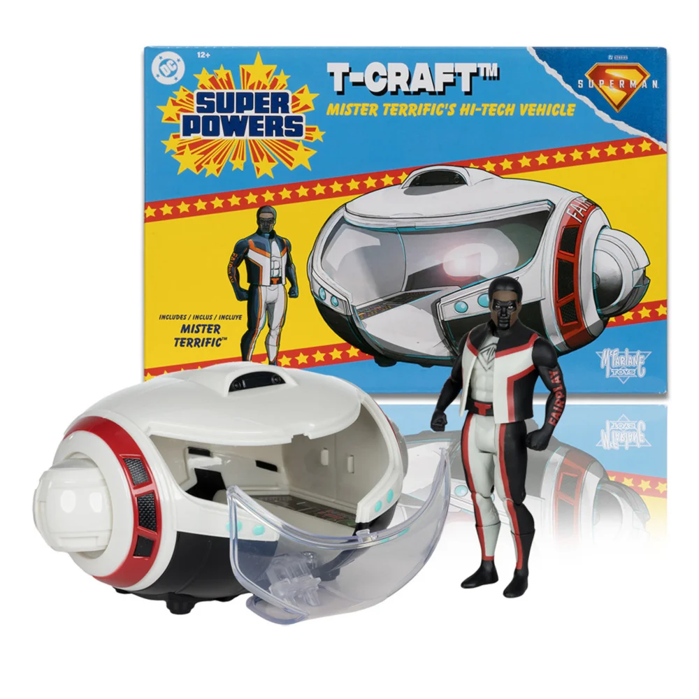 DC Direct Superman Movie T-Craft with Mr. Terrific Action Figure Bundle Image 1