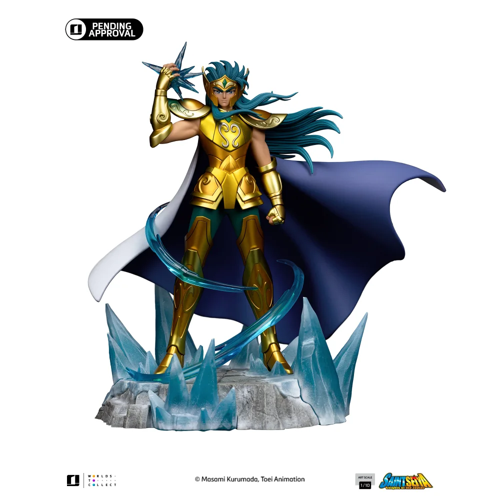 Iron Studios Saint Seiya Aquarius Camus Art Scale 1/10 Statue Image 1