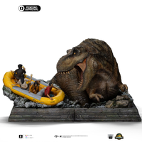 Iron Studios Jurassic World Rebirth T-Rex River Atack Demi Art Scale 1/20 Statue