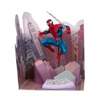 McFarlane Toys Marvel Spider-Man 1:10th Scale Collectible with Scene (The Amazing Spider-Man #1) - undefined undefined