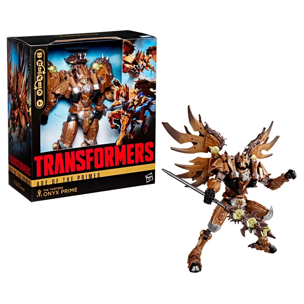 Hasbro Transformers Age of the Primes Leader Class The Thirteen Onyx Prime 7.5” Action Figure, 8+ Image 1