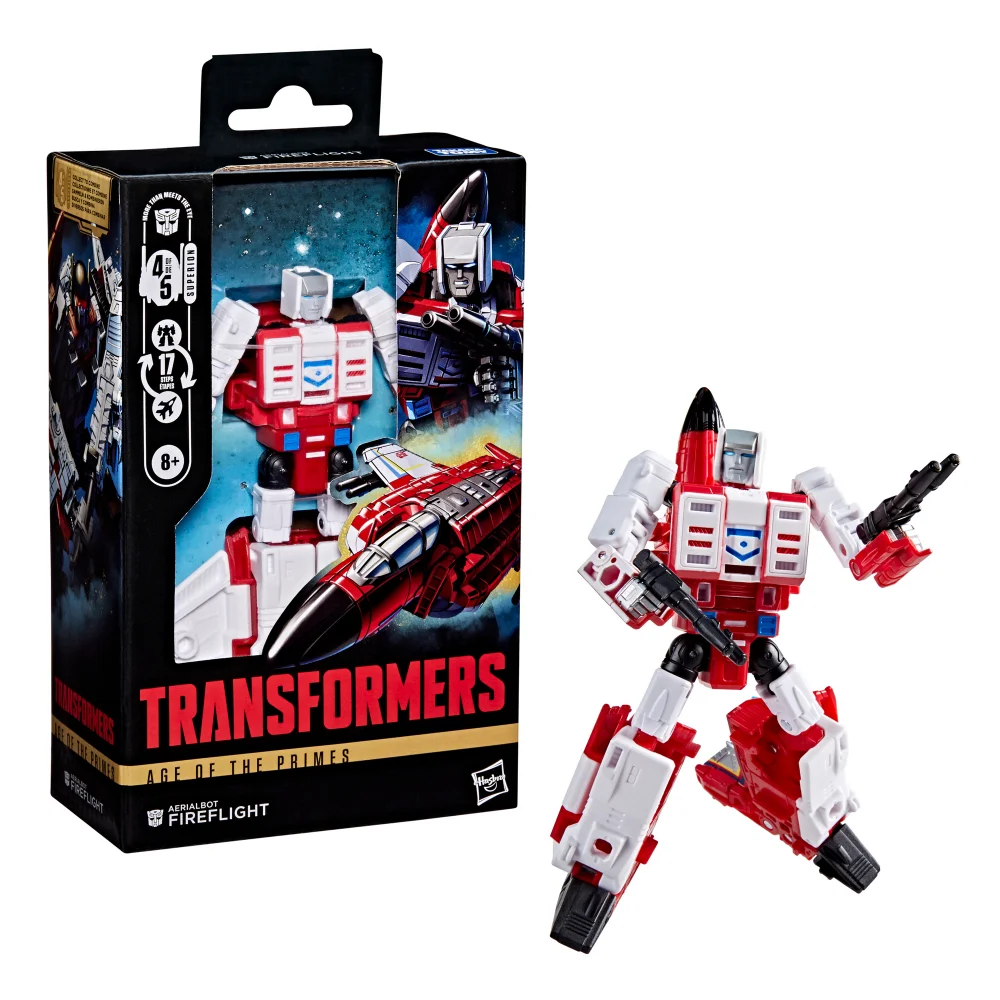 Hasbro Transformers Toys Age of the Primes Aerialbot Fireflight 5.5" Action Figure, 8+ Image 1