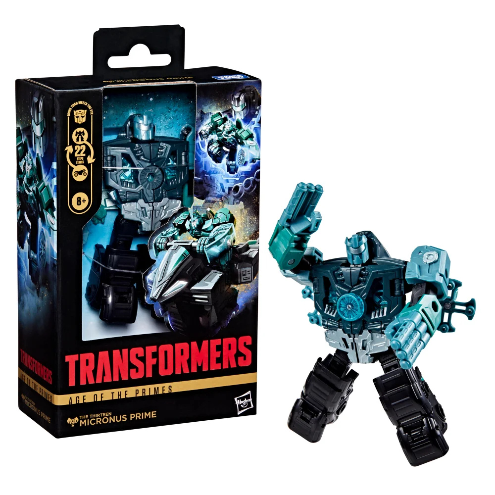 Hasbro Transformers Toys Age of the Primes The Thirteen Micronus Prime 5.5" Action Figure, 8+ Image 1