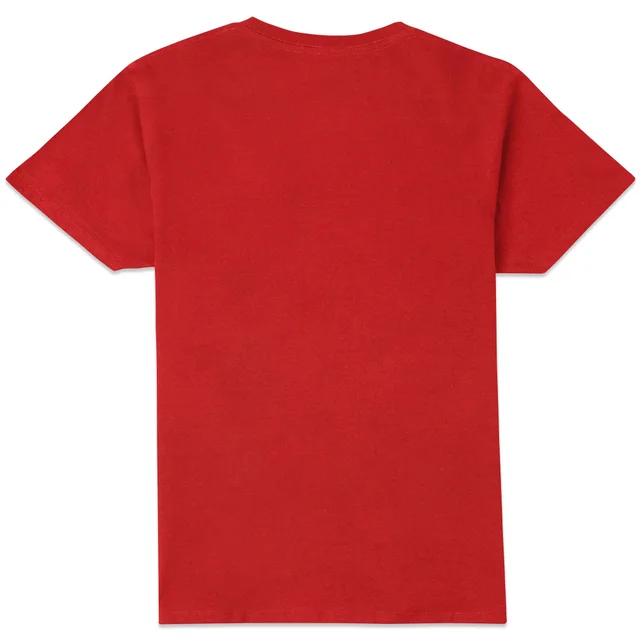 DC Comics Batman Text Fire Unisex T-Shirt - Red