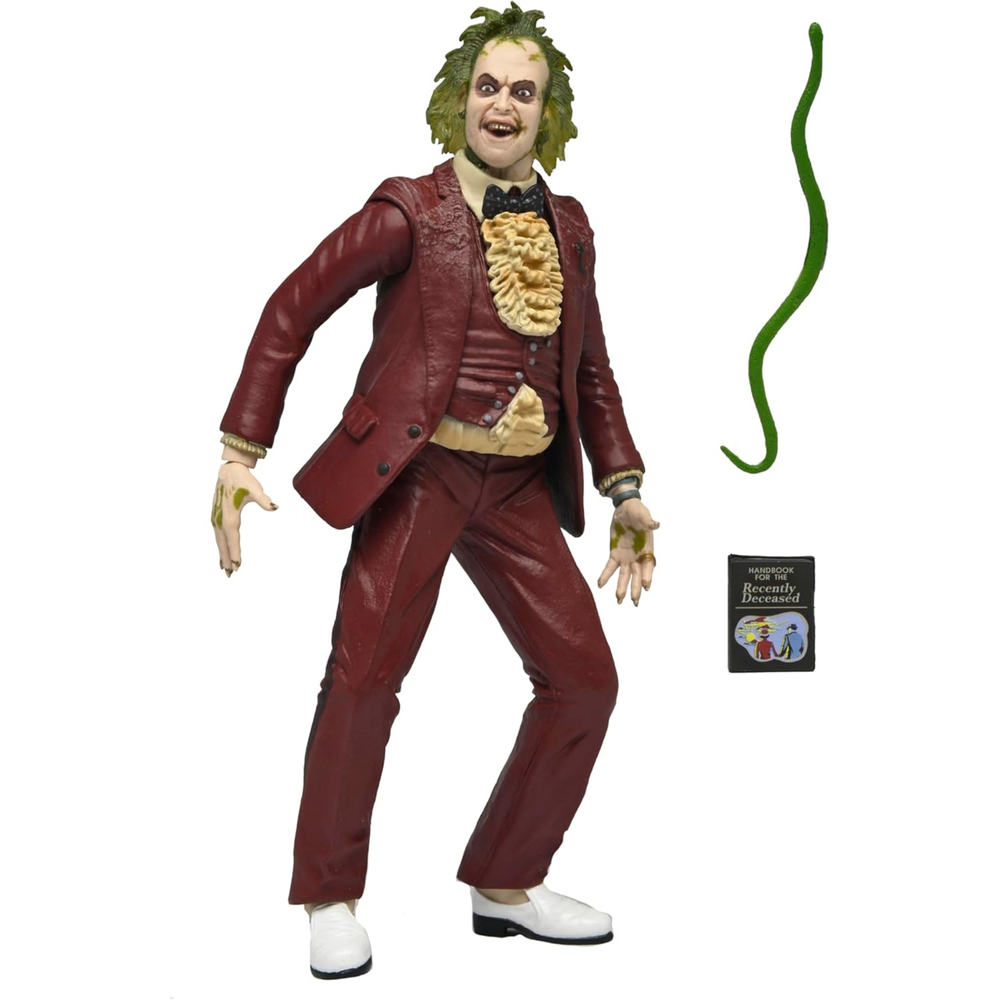 NECA Beetlejuice 7" Figure Red Tuxedo Beetlejuice Image 1