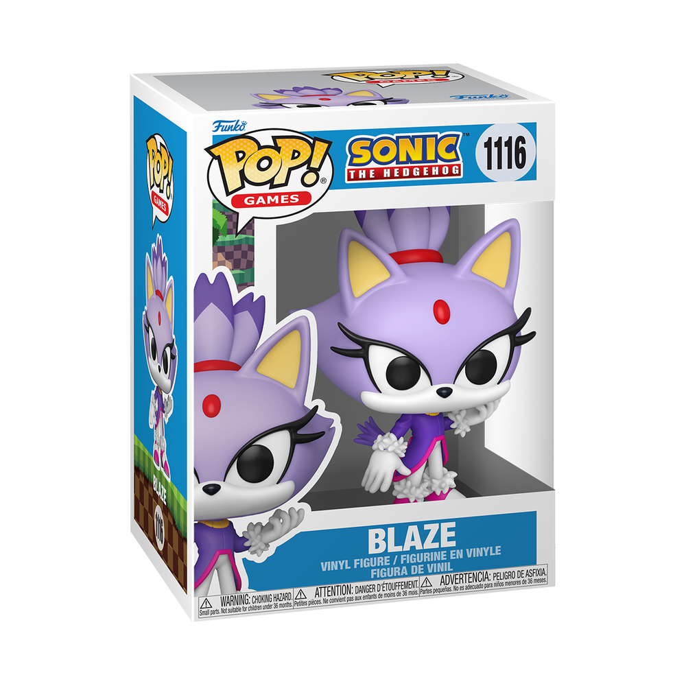 Sonic Blaze the Cat Funko Pop! Vinyl Image 1
