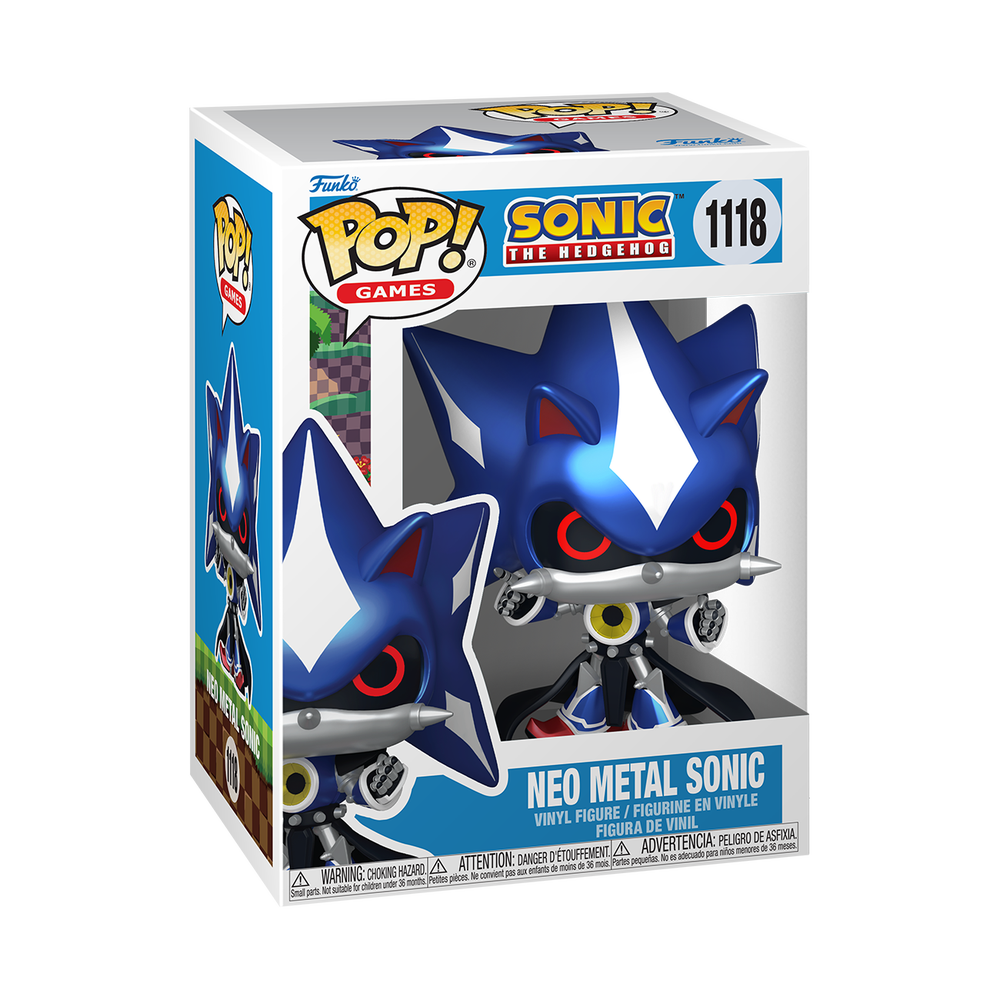 Sonic Neo Metal Sonic (Metallic) Funko Pop! Vinyl Image 1