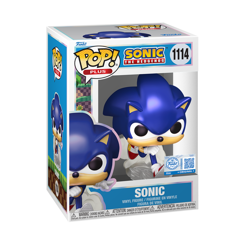 Sonic- Sonic (Pearlescent) Funko Pop! Vinyl Image 1