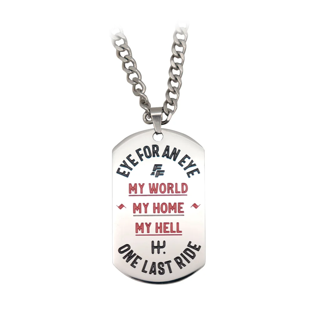 Fast & Furious Stainless Steel Dog Tag Image 1