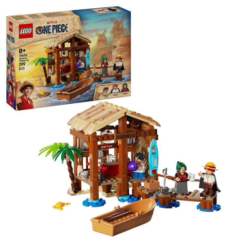 LEGO® ONE PIECE Windmill Village Hut Building Kit 75636 Image 1