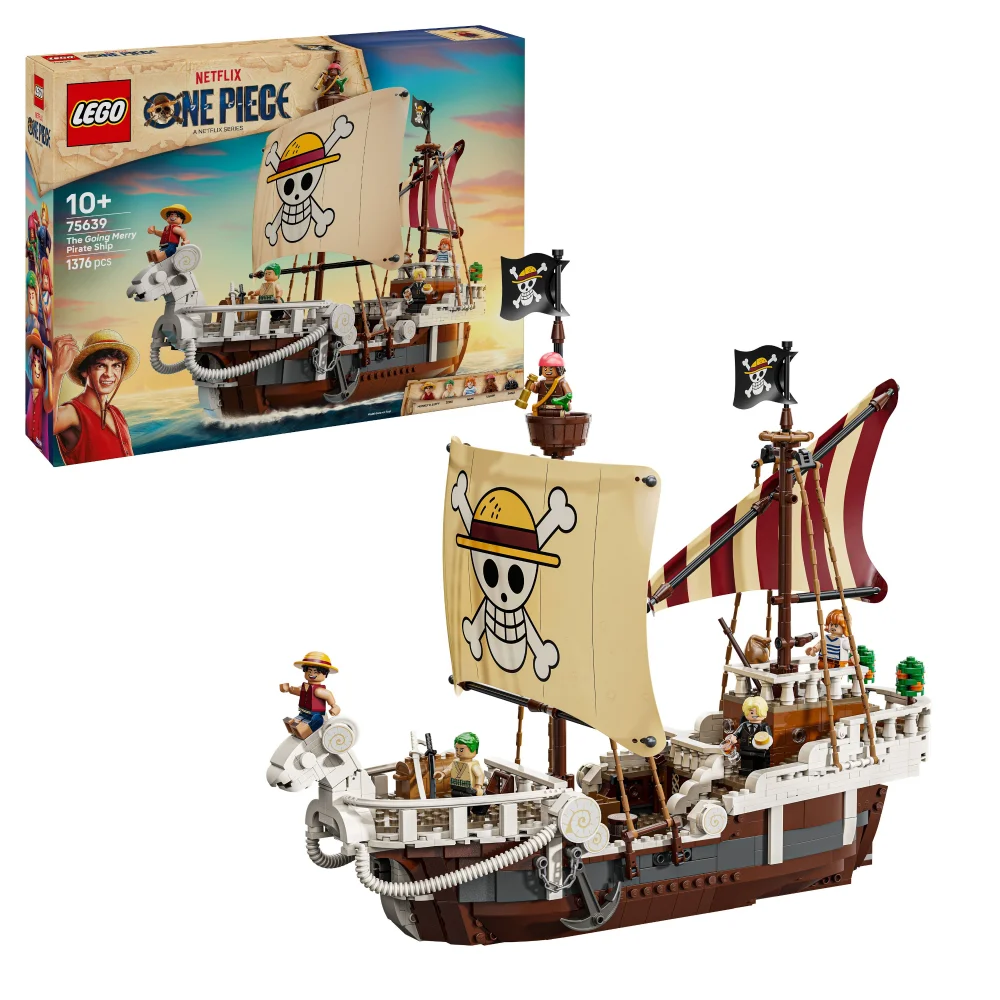 LEGO® ONE PIECE The Going Merry Pirate Ship, Boat Set Building Toy 75639 Image 1