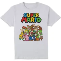 Nintendo Super Mario Squad Unisex T-Shirt - White