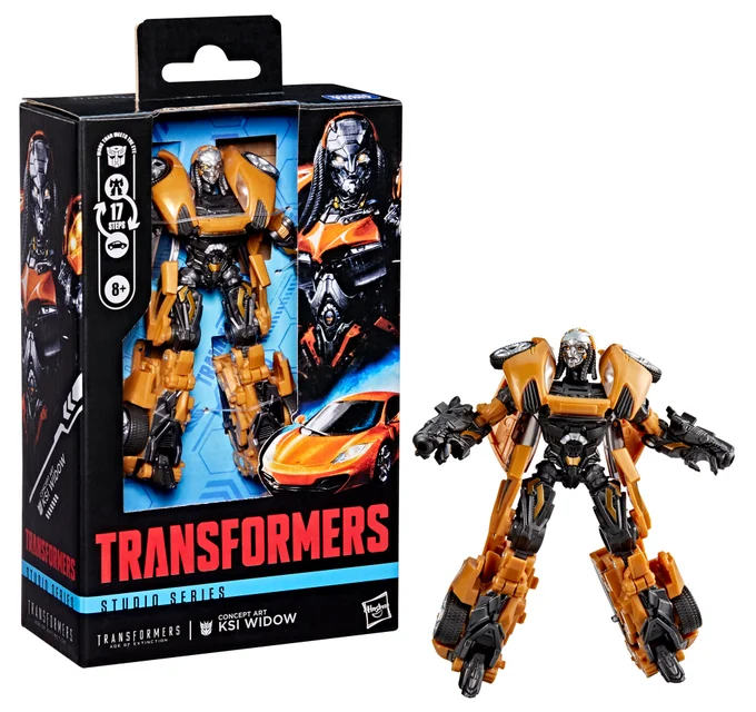 Hasbro Transformers Toys Transformers: Age of Extinction Concept Art KSI Widow Action Figure, 8+