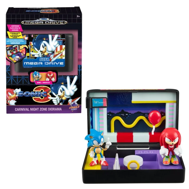 Console Heroes Sega Mega Drive Sonic 3 Carnival Night Zone Diorama