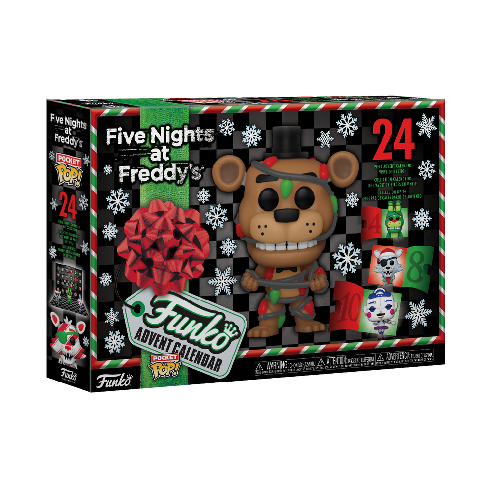 Five Nights At Freddy's Christmas 2025 Edition Funko Pocket Pop! 24-Day Countdown Calendar Image 1