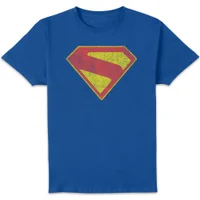 DC Comics Superman Distressed Superman Logo Unisex T-Shirt - Blue - undefined undefined