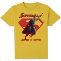 DC Comics Superman Comic Unisex T-Shirt - Yellow - undefined undefined