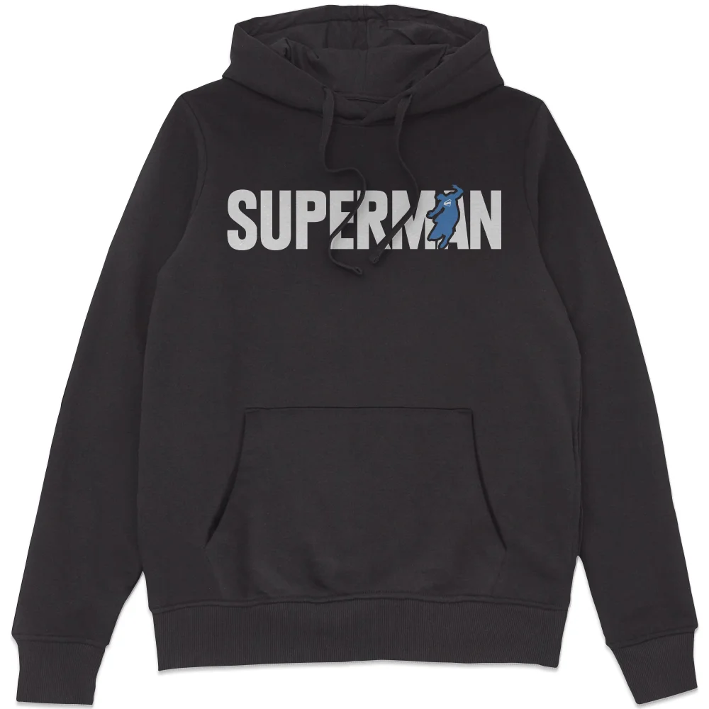 DC Comics Superman Hoodie Man Of Steel Hoodie - Black - S Image 1