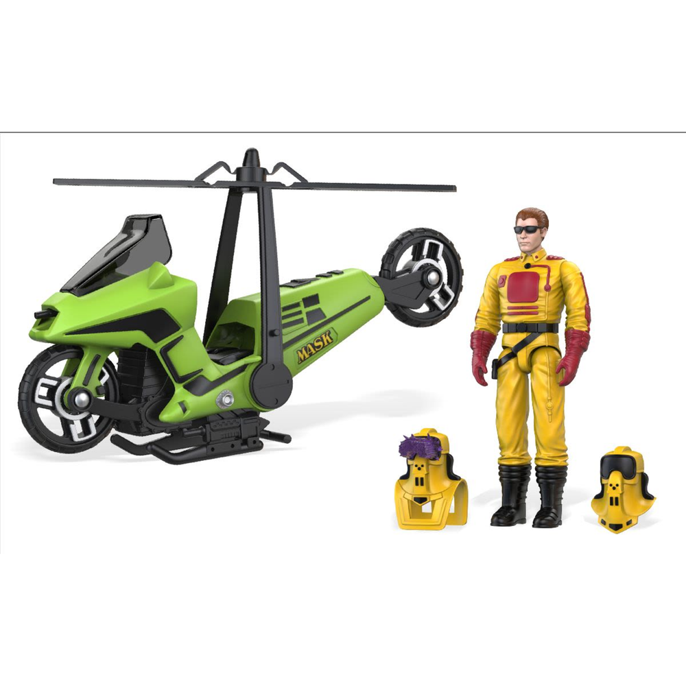 Mask Condor 5inch Vehicle with Chopper 1/24 Scale Figure Set Image 1