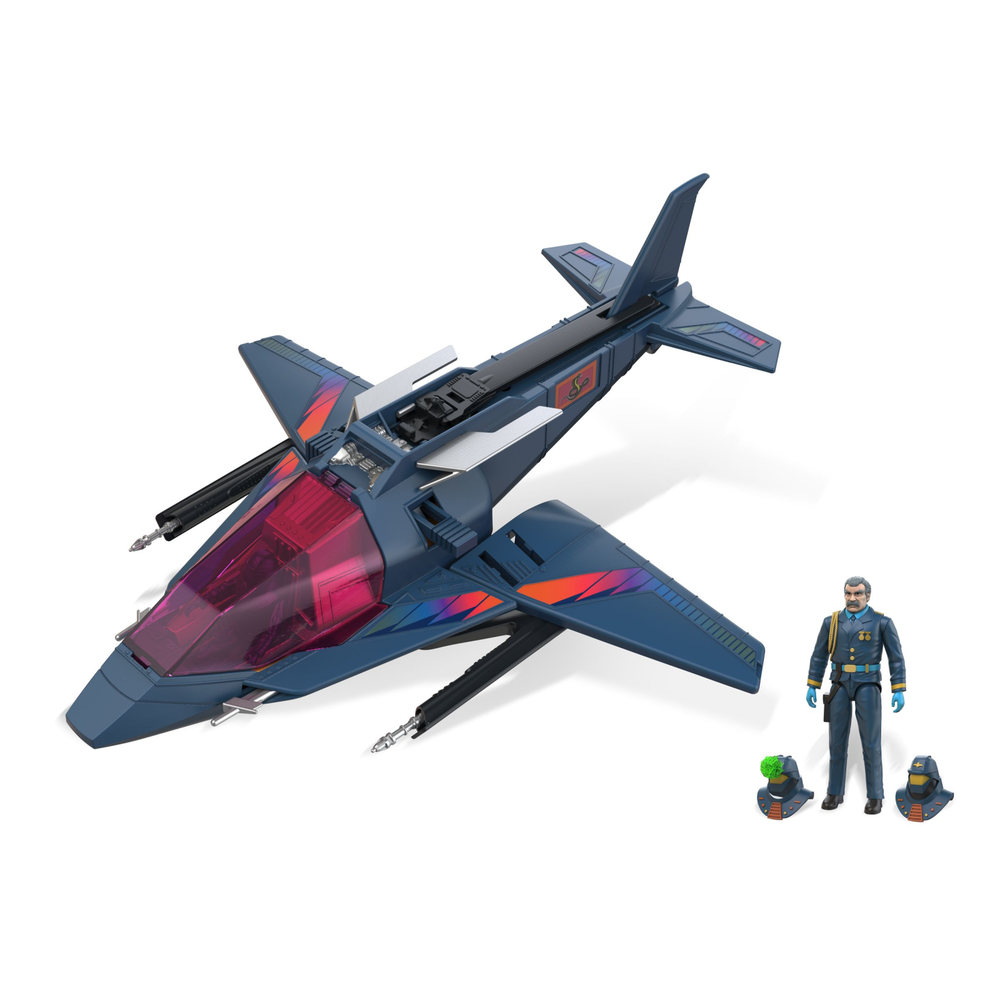 Mask High Tech Helicopter 14inch Vehicle with 1/24 Figure Set Image 1