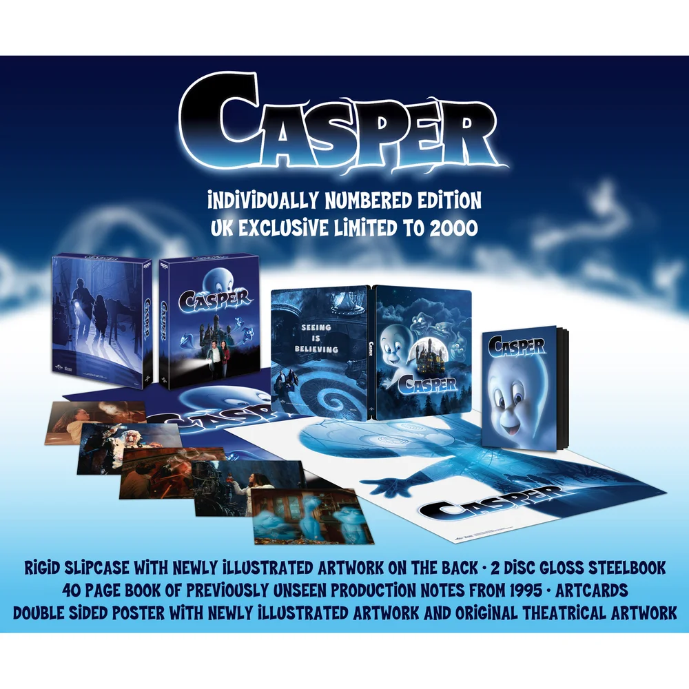 Casper 30th Anniversary Collectors Edition 4K Ultra HD SteelBook Image 1