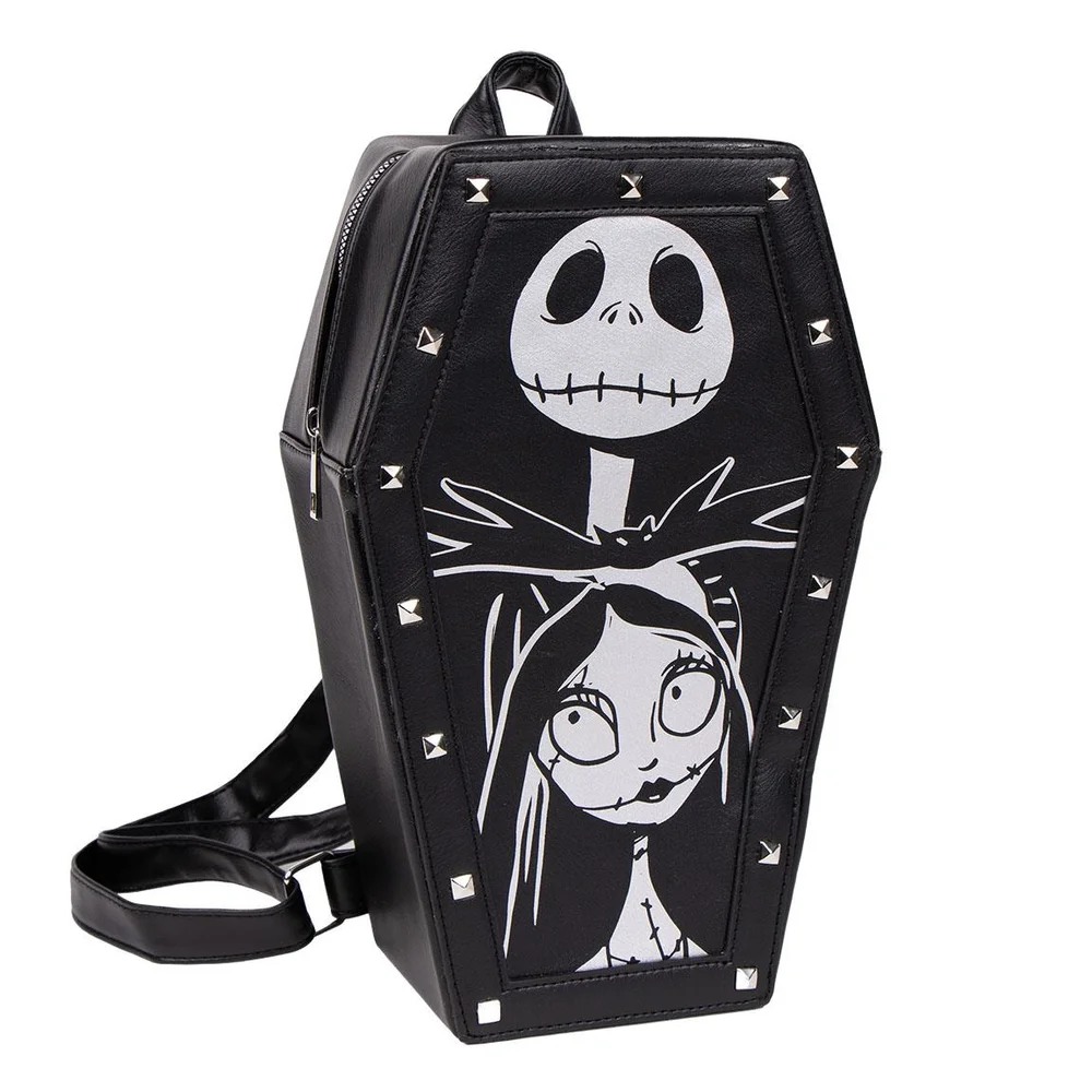 Nightmare Before Christmas Faux Leather Casual Fashion Backpack Image 1