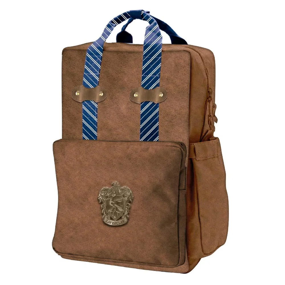 Harry Potter Ravenclaw Faux Leather Casual Fashion Backpack Image 1