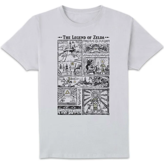 The Legend of Zelda Drawings Unisex T-Shirt - White