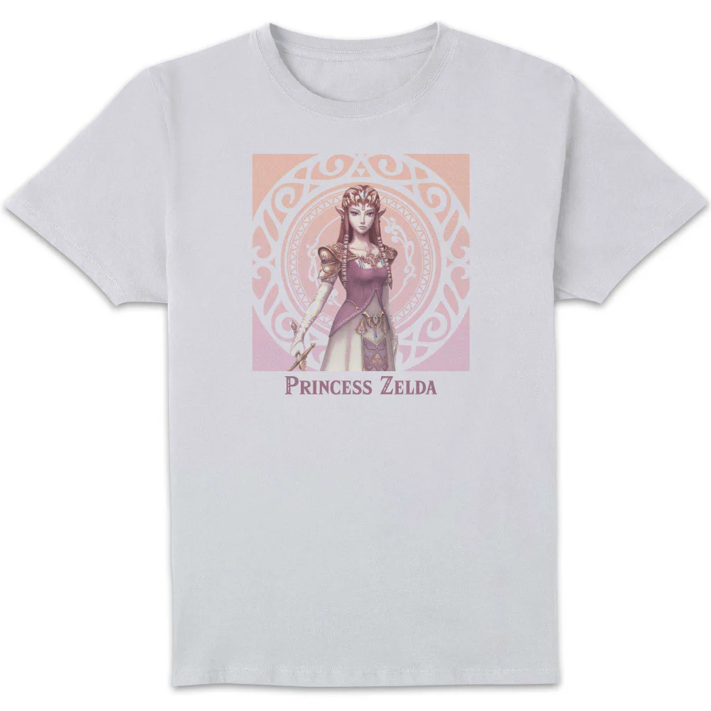 The Legend of Zelda Zelda Square Art Unisex T-Shirt - White - S Image 1