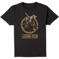 The Legend of Zelda Epona Triangle Unisex T-Shirt - Black