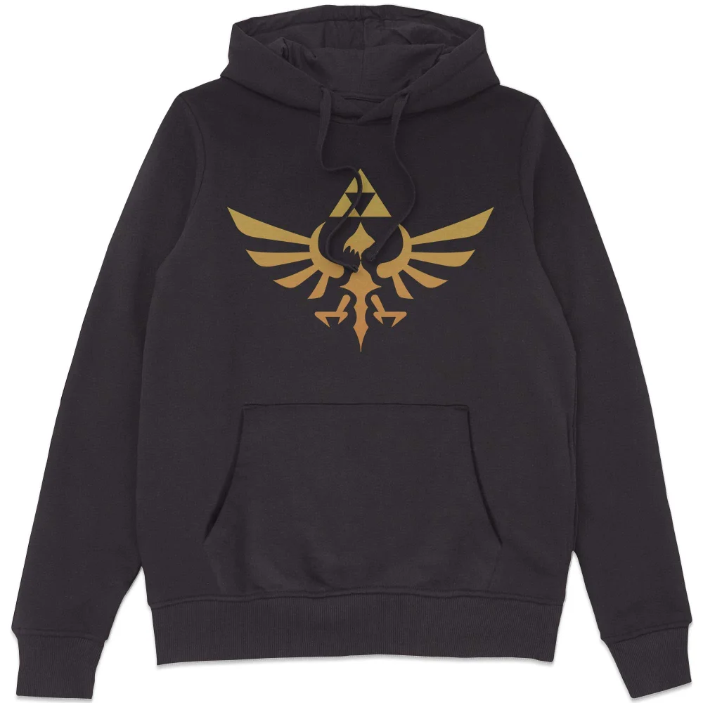 The Legend of Zelda Hyrule Logo Hoodie - Black - S Image 1