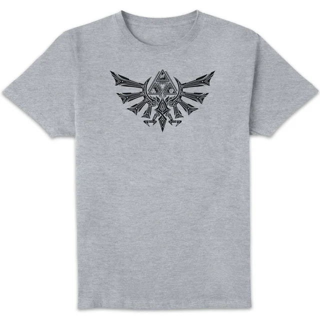 The Legend of Zelda Hyrule Tribal Unisex T-Shirt - Grey