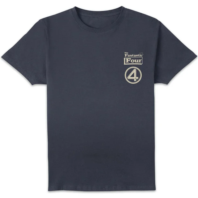 Marvel Fantastic Four Team Roster Unisex T-Shirt - Navy