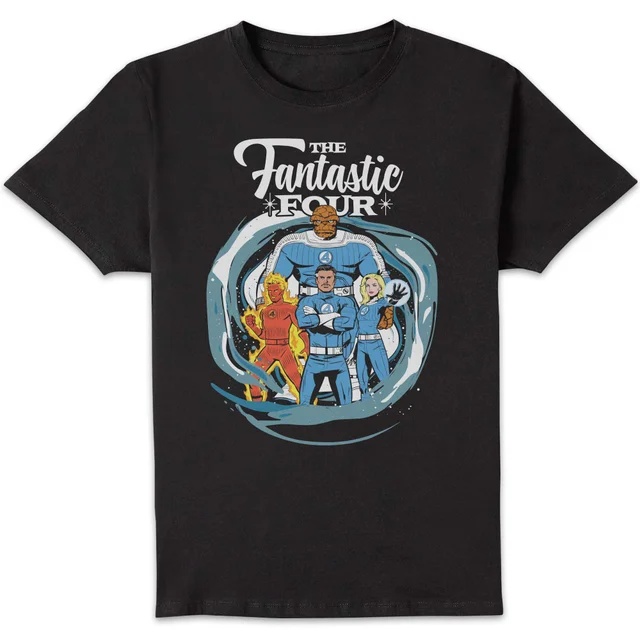 Marvel Fantastic Four Team Portal Unisex T-Shirt - Black