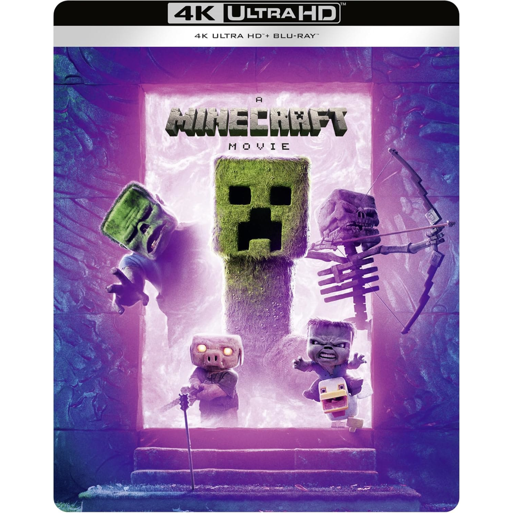 A Minecraft Movie Portal Limited Edition 4K Ultra HD Steelbook Image 1