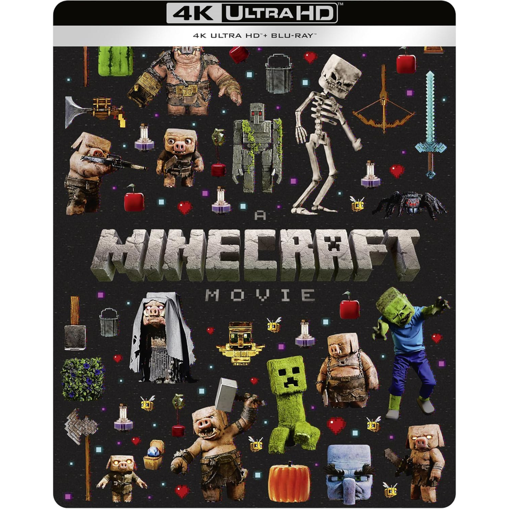 A Minecraft Movie Limited Edition 4K Ultra HD Steelbook Image 1
