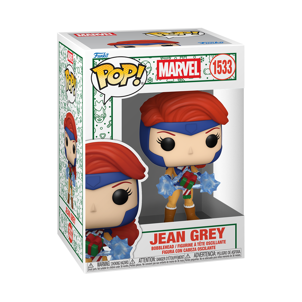 Marvel Holiday Divas Jean Grey Funko Pop Vinyl Image 1